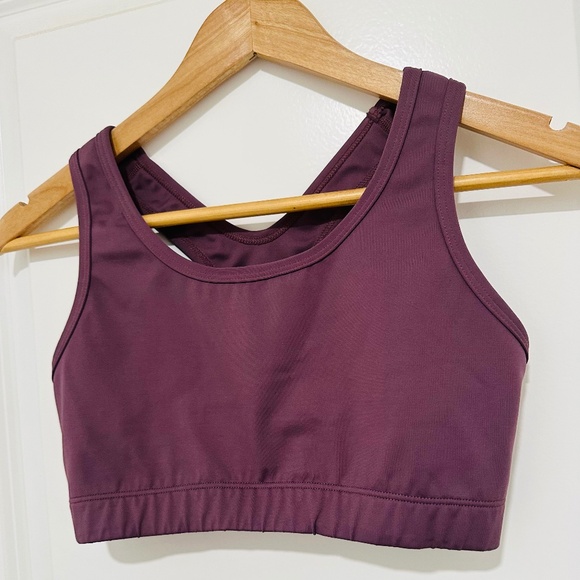 Silver Icing Sports Bra Purple Women’s Medium - Picture 2 of 4